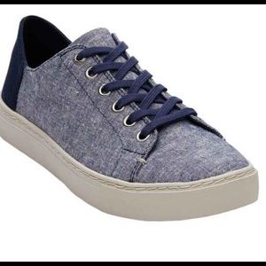 TOMS Lenox Navy Slub Chambray NIB Women’s 1/2 OFF